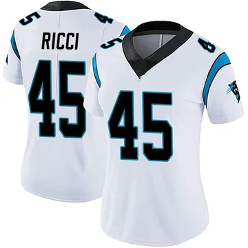 Men's Nike Giovanni Ricci Black Carolina Panthers Team Game Jersey