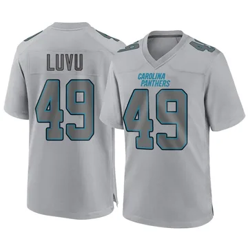 Frankie Luvu #49 Carolina Team Name & Number T-Shirt S-5XL