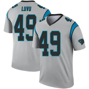 Frankie Luvu #49 Carolina Team Name & Number T-Shirt S-5XL Gift Unisex  Fan