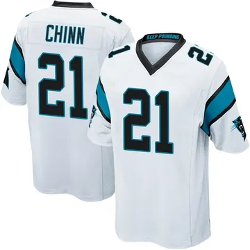 Men's Nike Jeremy Chinn White Carolina Panthers Game Jersey